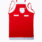 Grembiule natalizio con motivo Babbo Natale, Apron