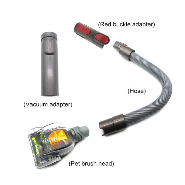 XD992 Kit testina di aspirazione antiacaro 4 in 1 portatile D931 D928 D923 D918 per aspirapolvere Dyson V6 / V7 / V8 / V10, XD992