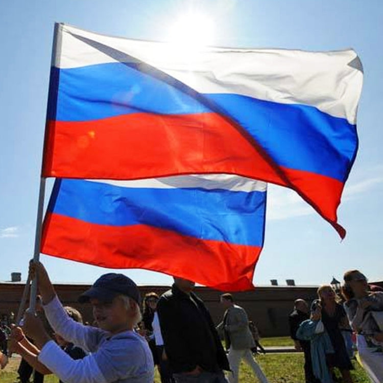 Bandiera russa in materiale poliestere, dimensioni: 150 * 90 cm, Russian Flag