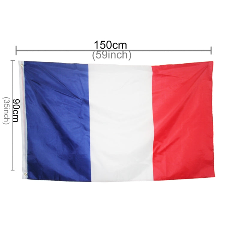 Bandiera francese in materiale poliestere, dimensioni: 150 * 90 cm, French Flag