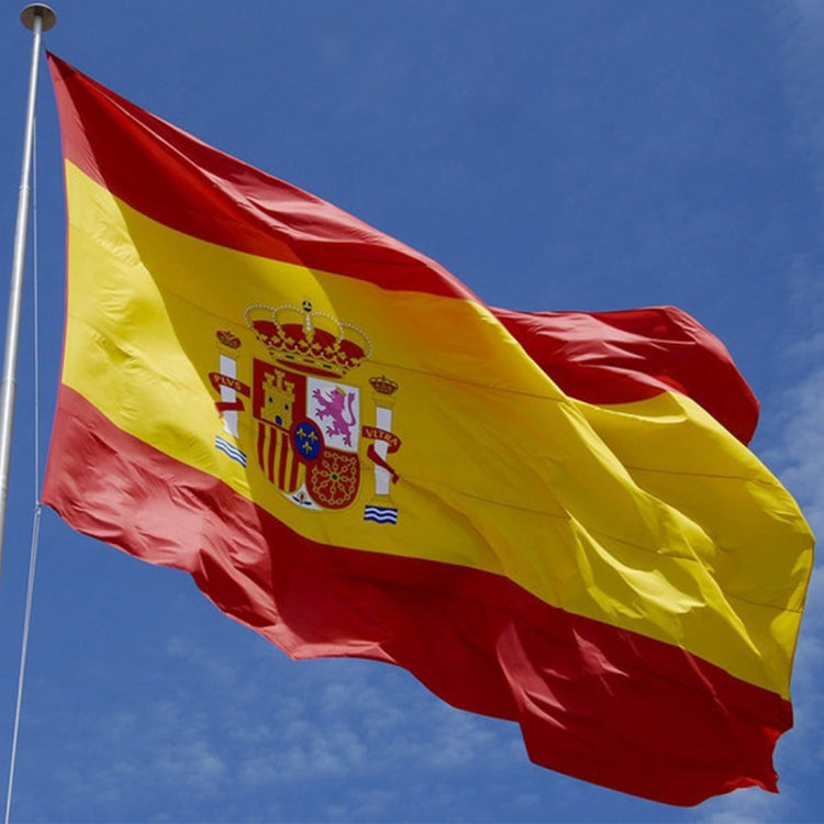 Materiale poliestere Bandiera Spagna, dimensioni: 150 * 90 cm, Spain Flag