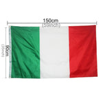 Materiale in poliestere, bandiera nazionale italiana, dimensioni: 150 x 90 cm, The Italian National Flag