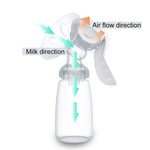 REAL BUBEE Prodotti per la maternità PP Tiralatte manuale per allattamento al seno per la mamma, Manual Breast Pump