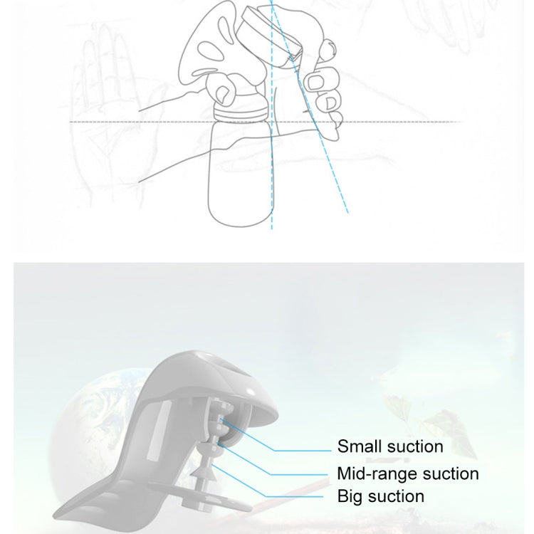 REAL BUBEE Prodotti per la maternità PP Tiralatte manuale per allattamento al seno per la mamma, Manual Breast Pump