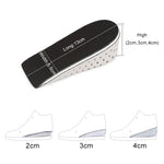 5 paia di scarpe con inserto per tallone rinforzato, cuscino per cuscino, altezza dell'arco, aumento della mezza soletta, altezza: 4 cm, Height: 4cm
