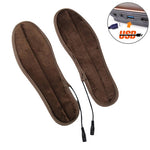 Le solette riscaldate elettriche USB mantengono i piedi caldi con cavo USB, dimensioni: 245-250 mm, Size: 39-40yard, with USB Cable