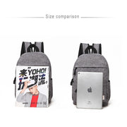 Borsa per studenti con zaino per spalle per computer portatile in tela multifunzionale universale per 13-15 pollici, dimensioni: 36x25x10 cm