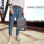 Borsa per studenti con zaino per spalle per computer portatile in tela multifunzionale universale per 13-15 pollici, dimensioni: 36x25x10 cm