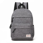 Borsa per studenti con zaino per spalle per computer portatile in tela multifunzionale universale per 13-15 pollici, dimensioni: 36x25x10 cm