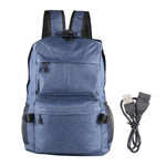 Borsa per studenti con zaino per spalle per computer portatile in tela multifunzionale universale per 13-15 pollici, dimensioni: 36x25x10 cm