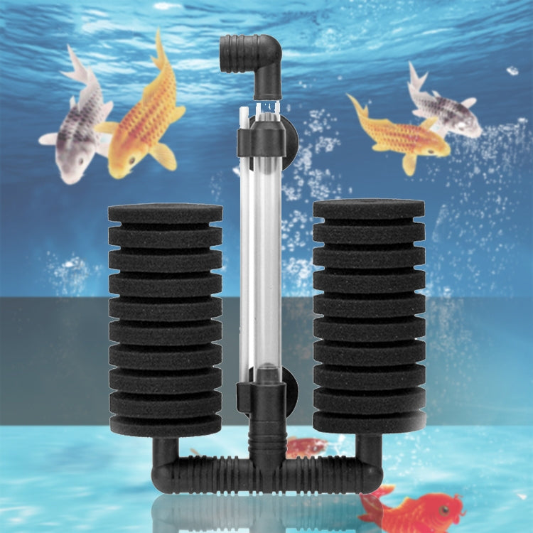Filtro in cotone biochimico per acquario a doppia testa