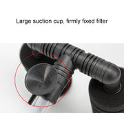 Filtro in cotone biochimico muto pneumatico a doppia testa per acquario montato a parete, HC7149A, HC7149B, HC7149C, HC7149D