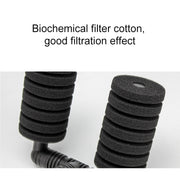 Filtro in cotone biochimico muto pneumatico a doppia testa per acquario montato a parete, HC7149A, HC7149B, HC7149C, HC7149D