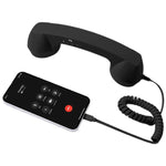 Ricevitore per telefono cellulare retrò anti-radiazioni con microfono e connettore Type-C, Type-C