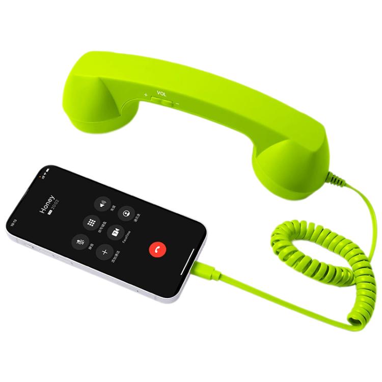 Ricevitore per telefono cellulare retrò anti-radiazioni con microfono e connettore Type-C, Type-C
