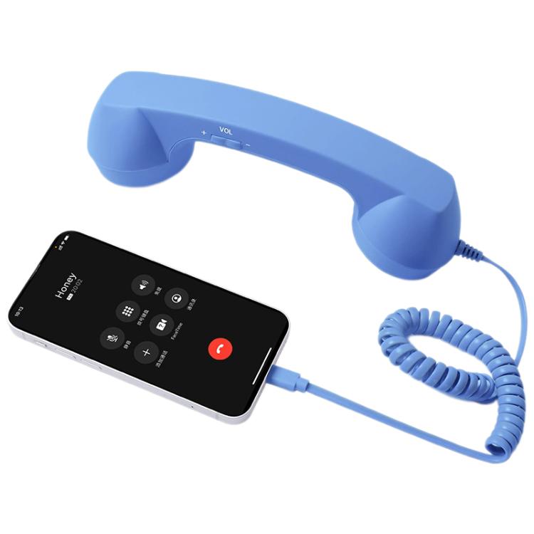 Ricevitore per telefono cellulare retrò anti-radiazioni con microfono e connettore Type-C, Type-C