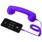 Ricevitore per telefono cellulare retrò anti-radiazioni con microfono e connettore Type-C, Type-C
