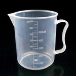 Boccetta in plastica PP a sezione sottile da 500 ml, misurino digitale, scala cilindrica, misura strumenti da laboratorio in vetro, 500ml Measuring Cup