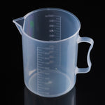 Boccetta in plastica PP a sezione sottile da 1000 ml Misurino digitale Scala cilindrica Misura strumenti da laboratorio in vetro, 1000ml Measuring Cup