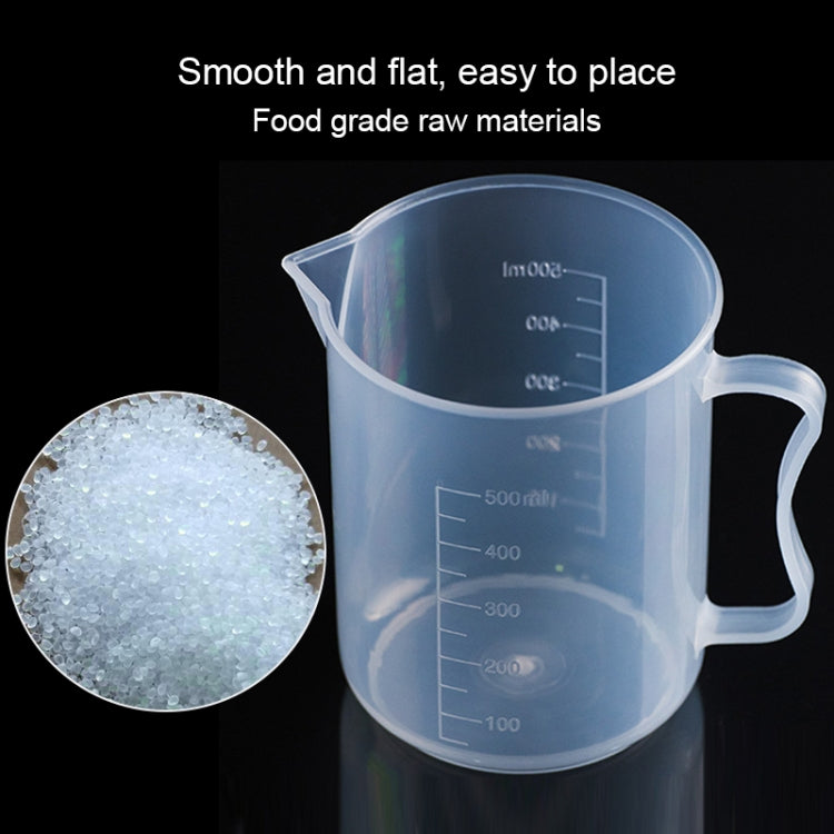 Boccetta in plastica PP da 500 ml, misurino digitale, scala cilindrica, misura strumenti da laboratorio in vetro, 500ml