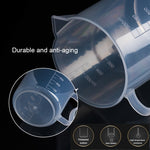 Boccetta in plastica PP da 500 ml, misurino digitale, scala cilindrica, misura strumenti da laboratorio in vetro, 500ml