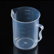 10 PZ 250 ml Boccetta in plastica PP per uso alimentare Misurino digitale Cilindro Scala Misura strumenti da laboratorio in vetro, 250ml