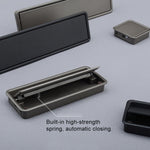 Maniglia per guardaroba semplice con fessura, maniglia invisibile per cassetto incassato nascosto, foro singolo, Single Hole