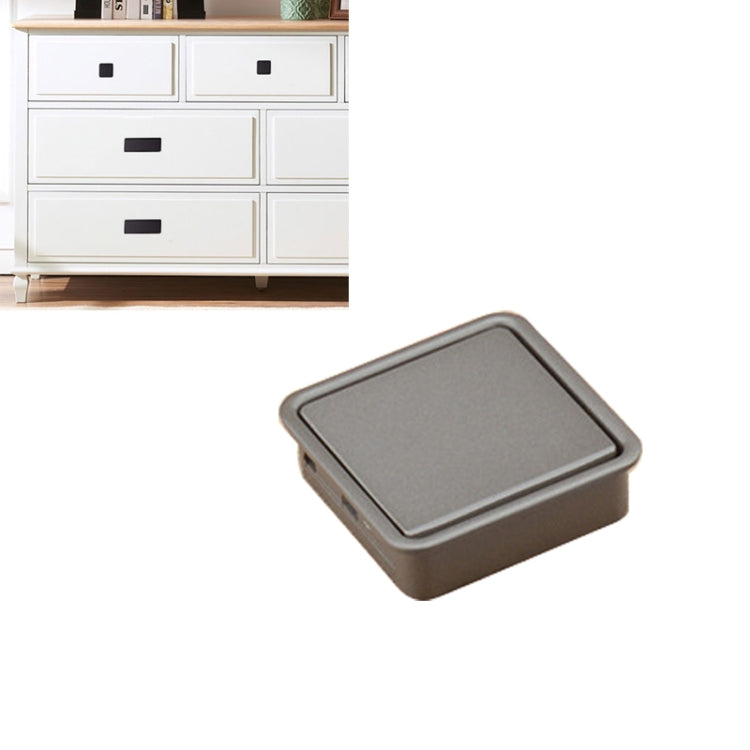 Maniglia per guardaroba semplice con fessura, maniglia invisibile per cassetto incassato nascosto, foro singolo, Single Hole
