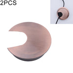 Copri foro per scatola filettata rotonda in lega di zinco da tavolo per computer da scrivania, 2 pezzi, diametro del foro: 35 mm (oro brillante), 35mm Green Bronze, 35mm Red Bronze, 35mm Matte Black, 35mm Matte Silver, 35mm Brushed Steel, 35mm Bright Gold