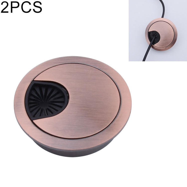 Copri foro rotondo in lega di zinco 60 mm bronzo verde