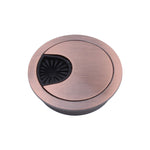 Copri foro rotondo in lega di zinco 60 mm bronzo verde