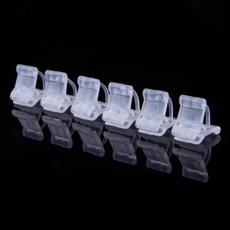 100 PZ Innesto di piante Giardinaggio Cartella per innesto in plastica Clip per innesto Trasparente Giardinaggio Clip per innesto in plastica Pomodori Clip per innesto, Plant Grafting Clips