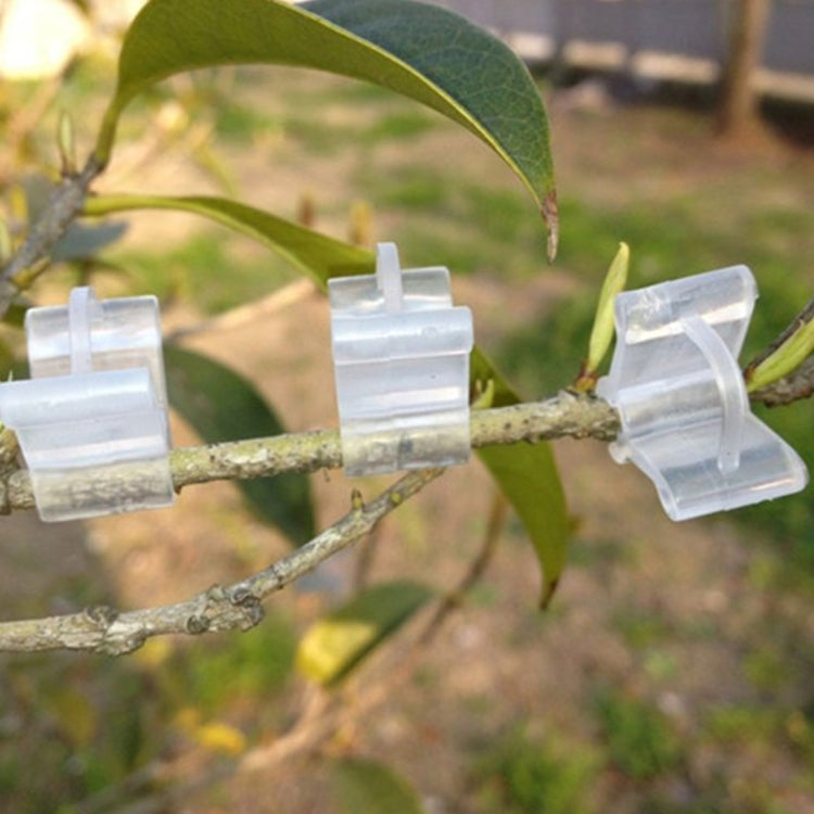100 PZ Innesto di piante Giardinaggio Cartella per innesto in plastica Clip per innesto Trasparente Giardinaggio Clip per innesto in plastica Pomodori Clip per innesto, Plant Grafting Clips