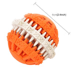 Palline giocattolo per cani per animali domestici Pulizia dei denti Giocattoli da masticare Palline di gomma morbida non tossica, di piccole dimensioni, Small Size (Orange), Small Size (Blue), Small Size (Red), Small Size (Baby Blue)