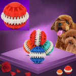 Palline giocattolo per cani per animali domestici Pulizia dei denti Giocattoli da masticare Palline di gomma morbida non tossica, di piccole dimensioni, Small Size (Orange), Small Size (Blue), Small Size (Red), Small Size (Baby Blue)