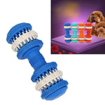 Giocattolo per cani per animali domestici Pulizia dei denti Manubri da masticare Forma di giocattoli in gomma morbida non tossica, misura grande, lunghezza: 15 cm, 15cm (Orange), 15cm(Blue), 15cm (Red), 15cm (Baby Blue)