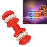 Giocattolo per cani per animali domestici Pulizia dei denti Manubri da masticare Forma di giocattoli in gomma morbida non tossica, misura grande, lunghezza: 15 cm, 15cm (Orange), 15cm(Blue), 15cm (Red), 15cm (Baby Blue)