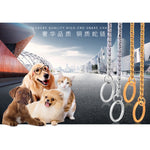 Collare per cani a catena in metallo 60 cm