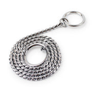 Collari per animali domestici con catena P da 50 cm x 3 mm. Collare per cani con catena per cani, 50cm x 3mm