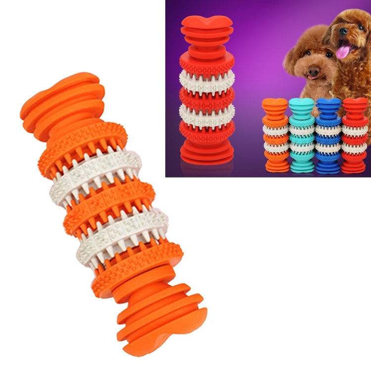 Giocattolo per cani per animali domestici Pulizia dei denti Giocattoli da masticare in gomma morbida non tossica, misura piccola, lunghezza: 12 cm, 12cm Orange, 12cm Blue, 12cm Red, 12cm Baby Blue