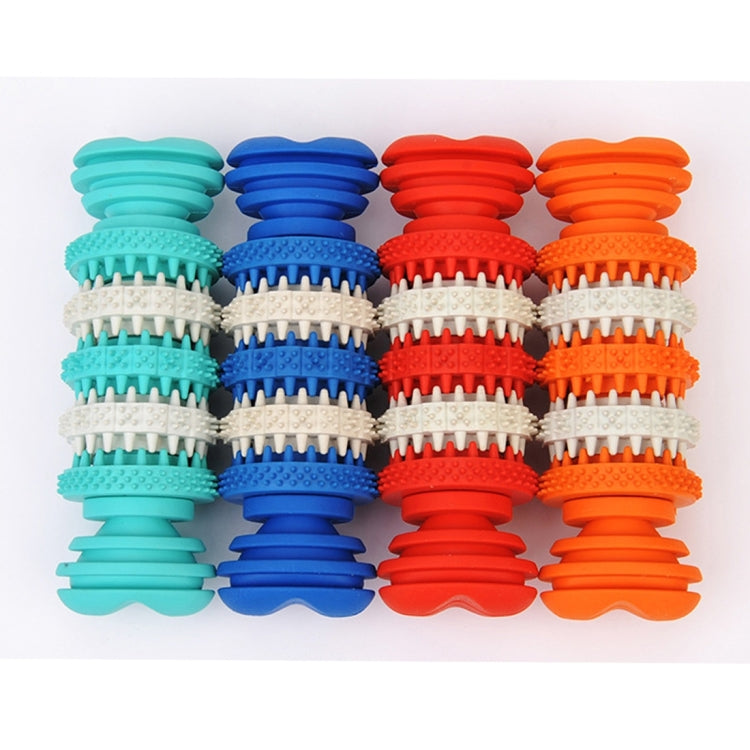 Giocattolo per cani per animali domestici Pulizia dei denti Giocattoli da masticare in gomma morbida non tossica, misura piccola, lunghezza: 12 cm, 12cm Orange, 12cm Blue, 12cm Red, 12cm Baby Blue