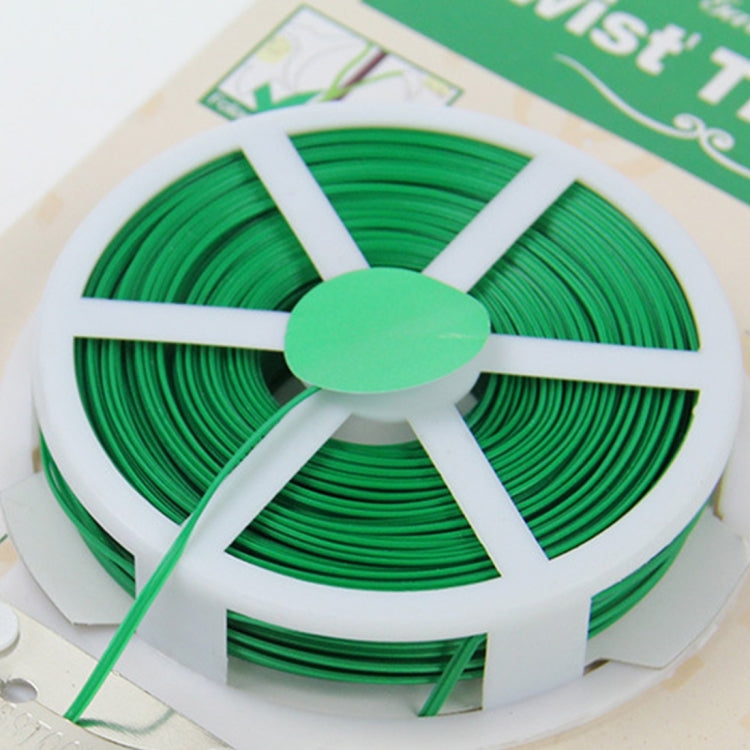 Accessori da giardinaggio da 50 m Pacchetto di attrezzi Filo di plastica per fiori in legno Bobina per legare le piante Bobina per legare le piante con taglierino, Package Plastic Flower Wood Tie Line