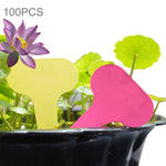 Etichetta floreale da 100 pezzi Etichetta da giardinaggio Etichetta impermeabile con inserto per piccola carta Etichetta in vaso, consegna colore casuale, Plant Label 3