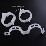 500 fermacravatte fissi in plastica da 25 mm, per gru sospesa, clip fisse per piante di viti, 500 PCS