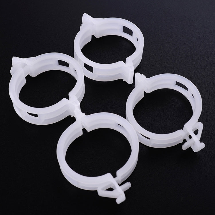 500 fermacravatte fissi in plastica da 25 mm, per gru sospesa, clip fisse per piante di viti, 500 PCS