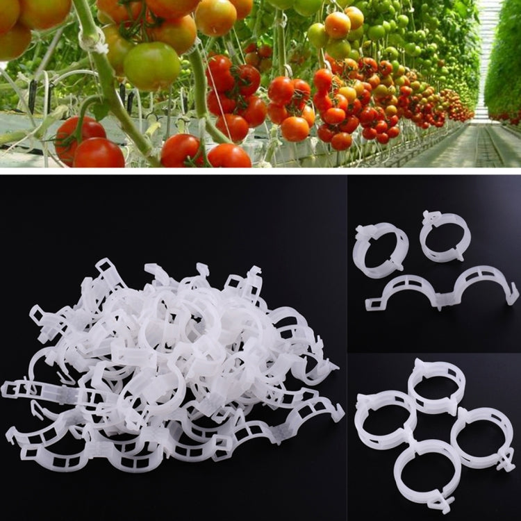 500 fermacravatte fissi in plastica da 25 mm, per gru sospesa, clip fisse per piante di viti, 500 PCS