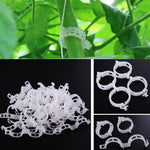 500 fermacravatte fissi in plastica da 25 mm, per gru sospesa, clip fisse per piante di viti, 500 PCS