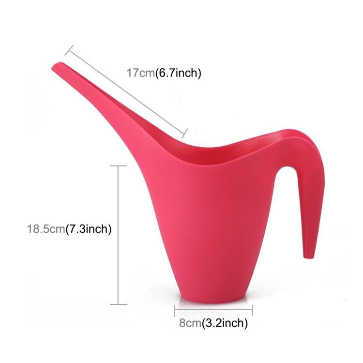 Vasi per versare l'irrigatore in plastica con annaffiatoio a bocca lunga, capacità: 1,8 l, consegna colore casuale, Capacity: 1.8L