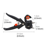 Set di strumenti per innesto professionale Forbici da potatura Macchina per innesto per piantine Dispositivo per innesto con tre lame, un coltello a croce, una chiave inglese, Black