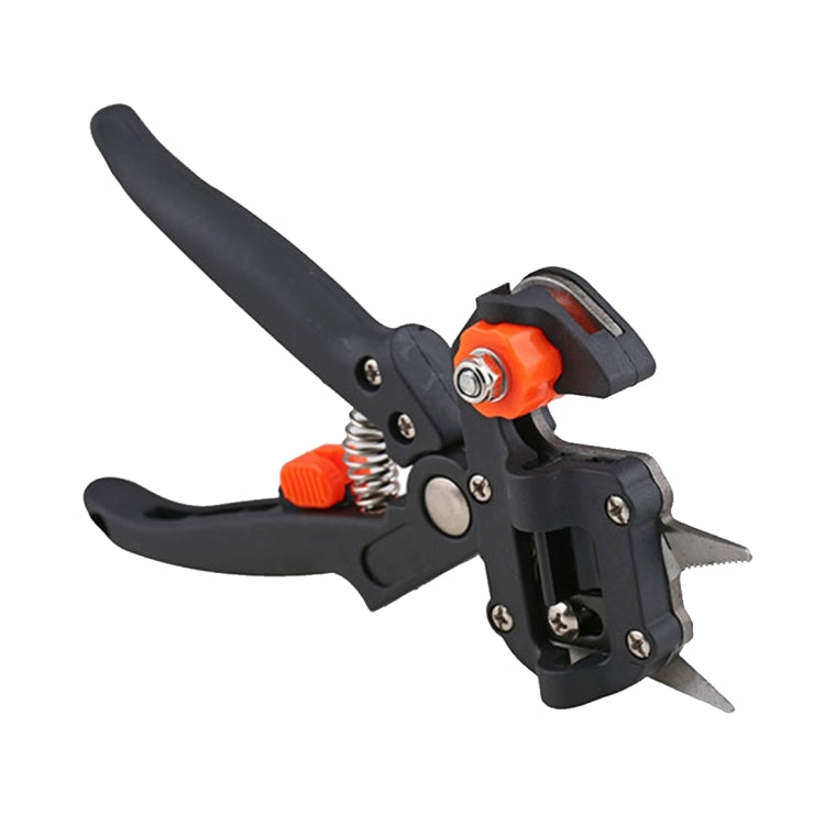 Set di strumenti per innesto professionale Forbici da potatura Macchina per innesto per piantine Dispositivo per innesto con tre lame, un coltello a croce, una chiave inglese, Black